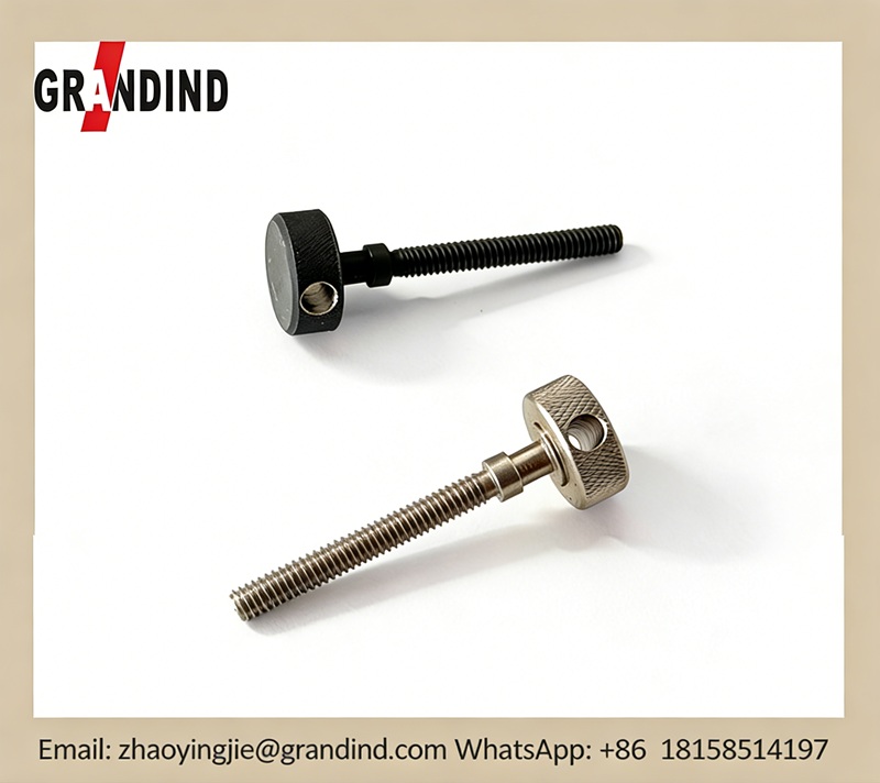 Guide de sélection technique : Vis à oreilles en acier allié M5 personnalisée avec trou de broche latéral pour la fixation d'équipements industriels