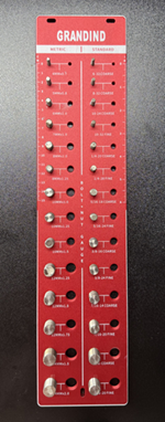 vérificateur de filetage d'écrous et de boulons